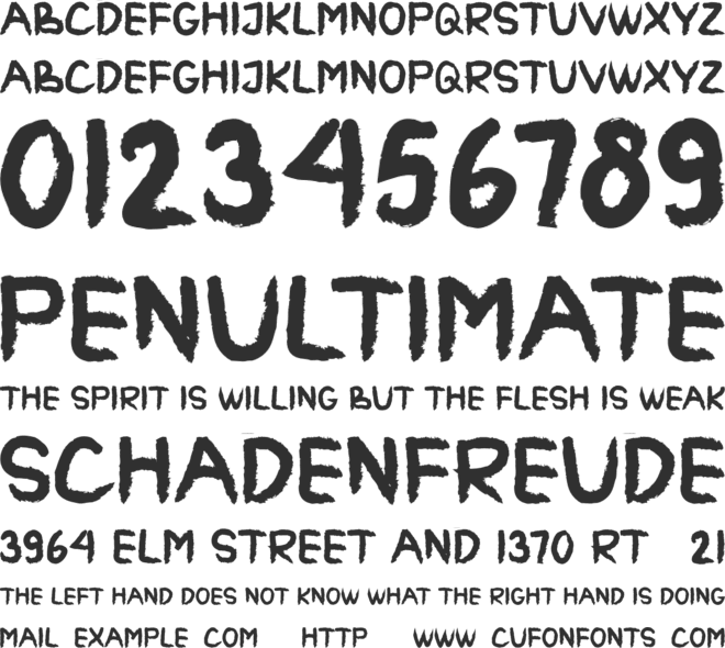 RIN font preview