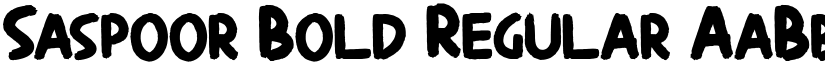 Saspoor font download
