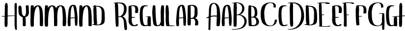 Hynmand Regular font