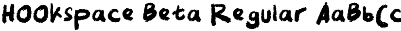 Hookspace Beta Regular font