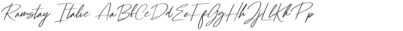 Ramstay Italic font