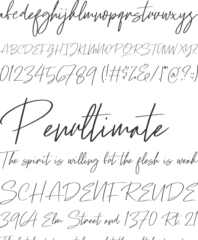 Ramstay font preview