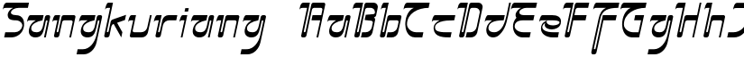 Sangkuriang font