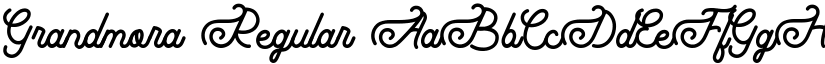Grandmora Regular font