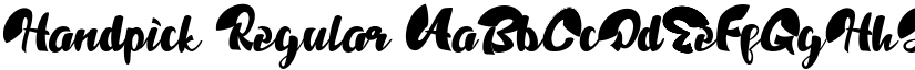 Handpick Regular font