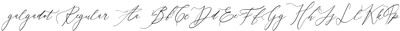 galgadot Regular font