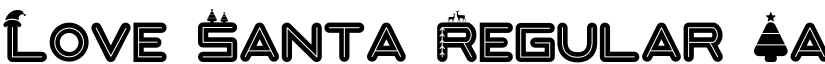 Love Santa Regular font