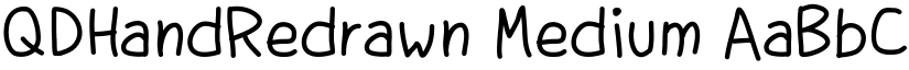 QDHandRedrawn Medium font