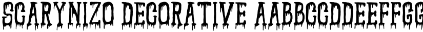 SCARYNIZO font download