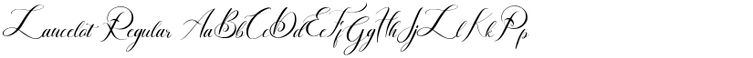 Lancelot Regular font
