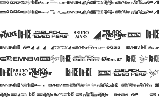 Bands and Musicians CHMC font preview