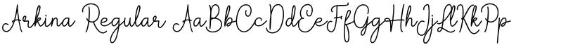 Arkina Regular font