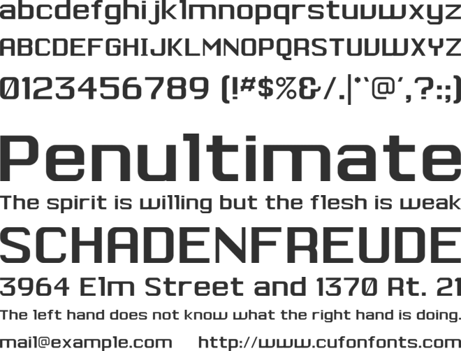 Topsicle font preview