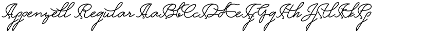 Appenzell Regular font
