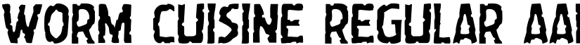 Worm Cuisine Regular font