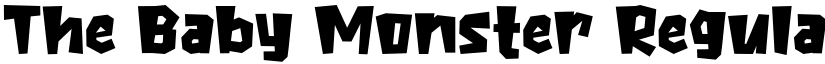The Baby Monster Regular font