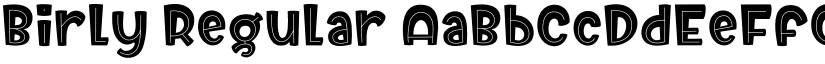 Birly Regular font