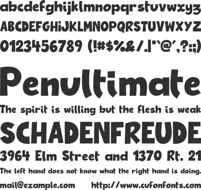 Retronome font preview