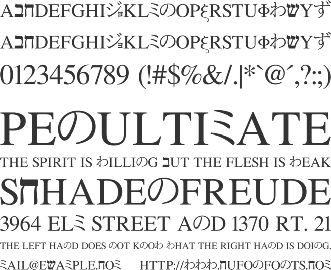 Alpabe Runes CHMC font preview