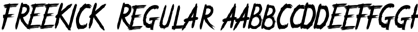 FREEKICK Regular font