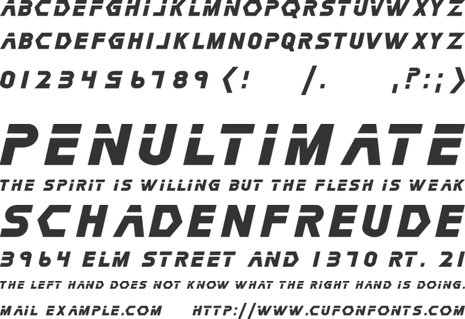 speedtest font preview