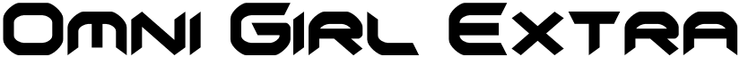 Omni Girl Extra-Condensed Extra-Condensed font