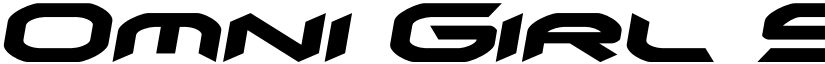 Omni Girl Semi-Italic Semi-Italic font