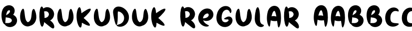 Burukuduk Regular font