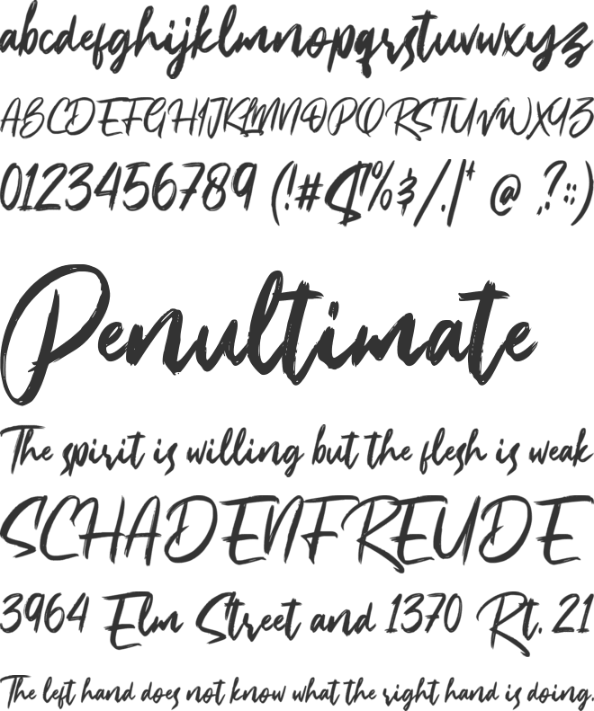 Bassheads font preview