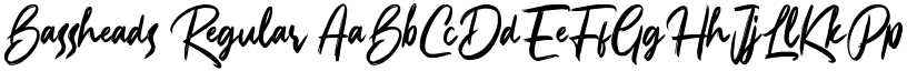 Bassheads Regular font