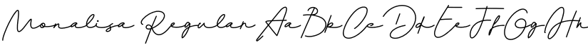 Monalisa Regular font