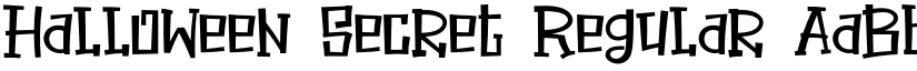 Halloween Secret Regular font