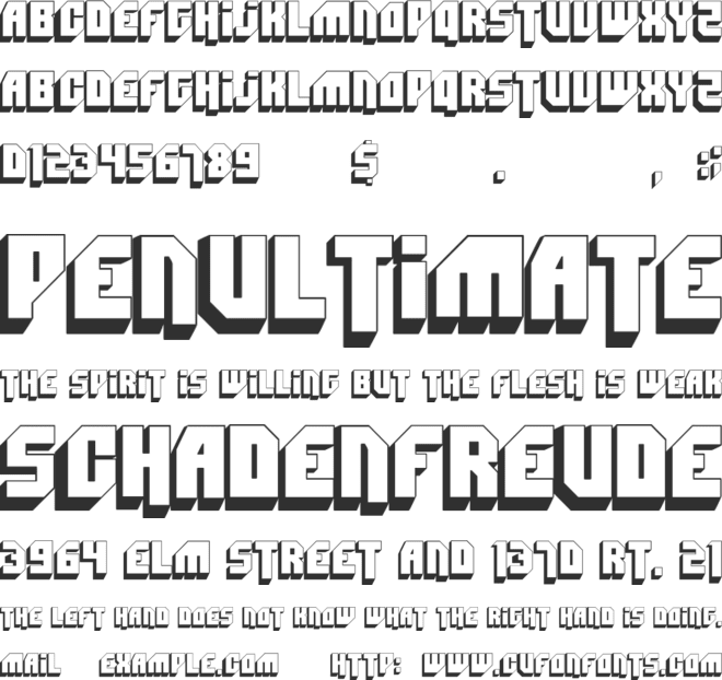 Bad Mofo font preview