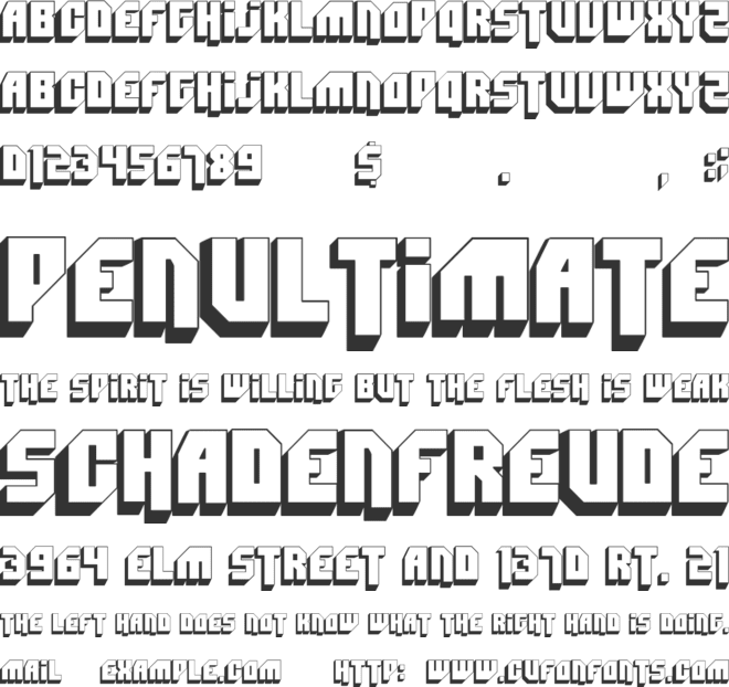 Bad Mofo font preview