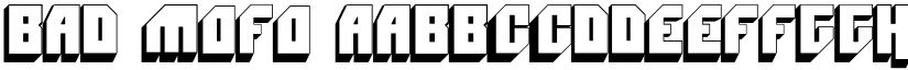 Bad Mofo font