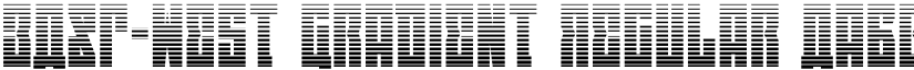 EAST-west Gradient Regular font