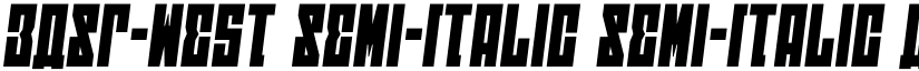 EAST-west Semi-Italic Semi-Italic font