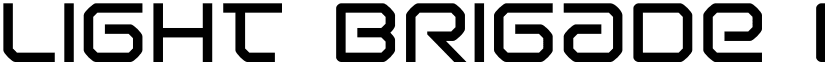 Light Brigade Bold Bold font