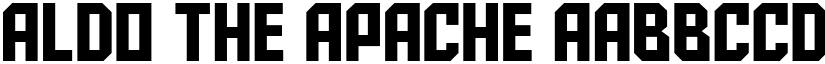 Aldo the Apache font