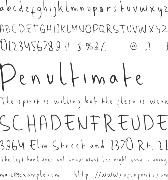 Sherringham font preview