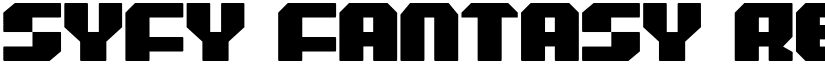 SYFY Fantasy Regular font