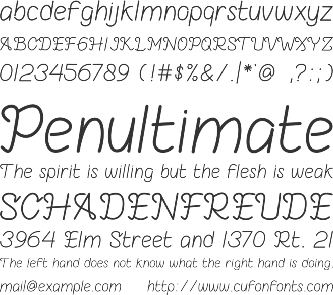 Azmerotta font preview