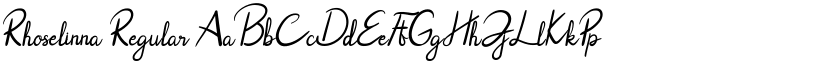 Rhoselinna Regular font