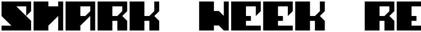Shark Week Regular font