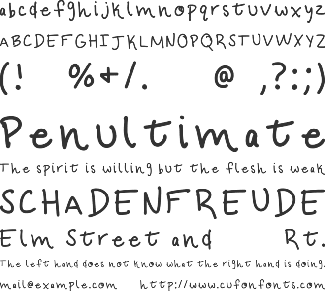 Pixie Dust font preview