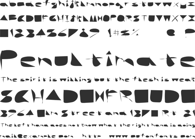 Jazz Acid font preview