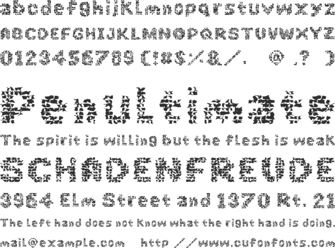 Glitch Smasher font preview