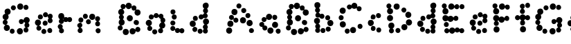Germ Bold font