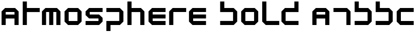 Atmosphere Bold font