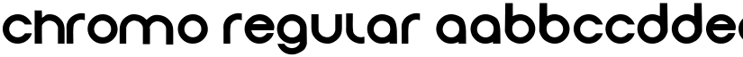 Chromo Regular font